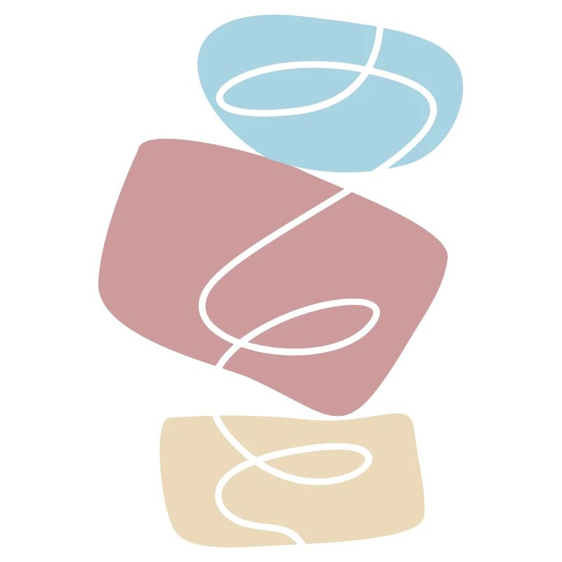 Abstract Design Stacking Stones