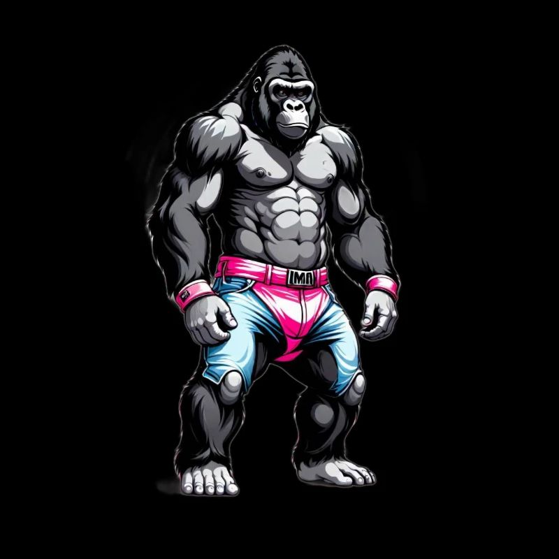Boxe Boxeur Gorille
