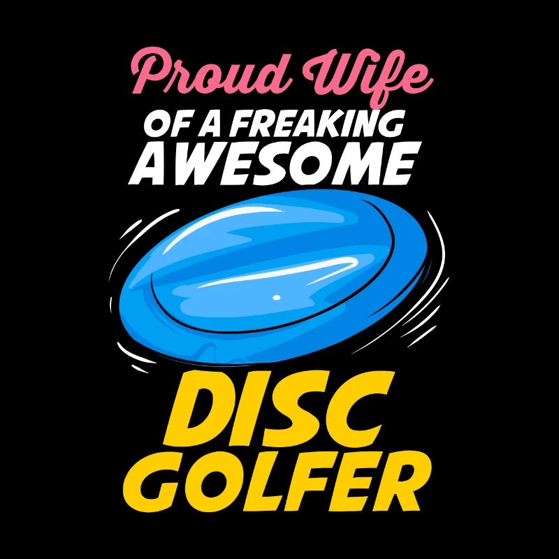 Ehefrau eines Discgolfers Disc Golf