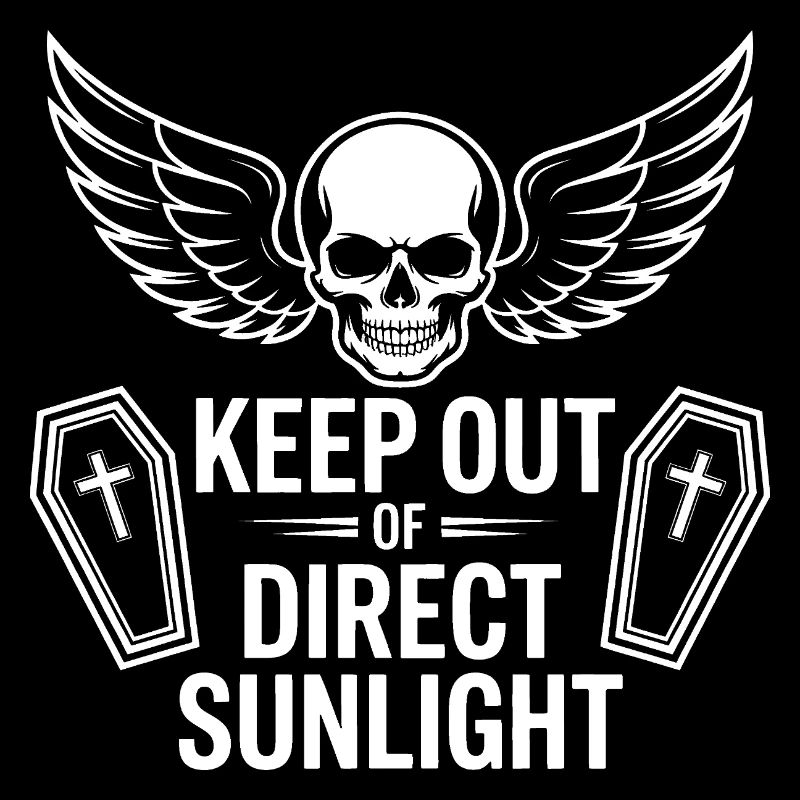 Tenir à l’abri de la lumière directe du soleil ! Vampire Goth Emo