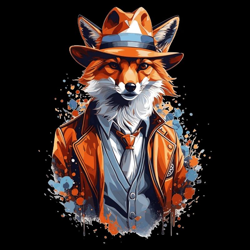Fuchs mit Hut