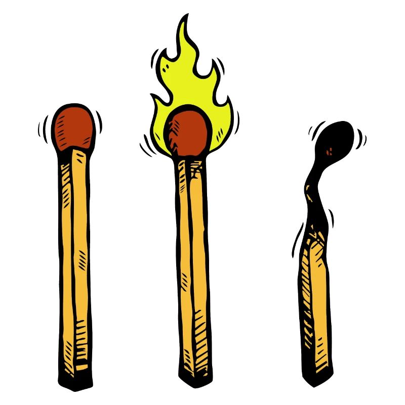 Match Burning Fire