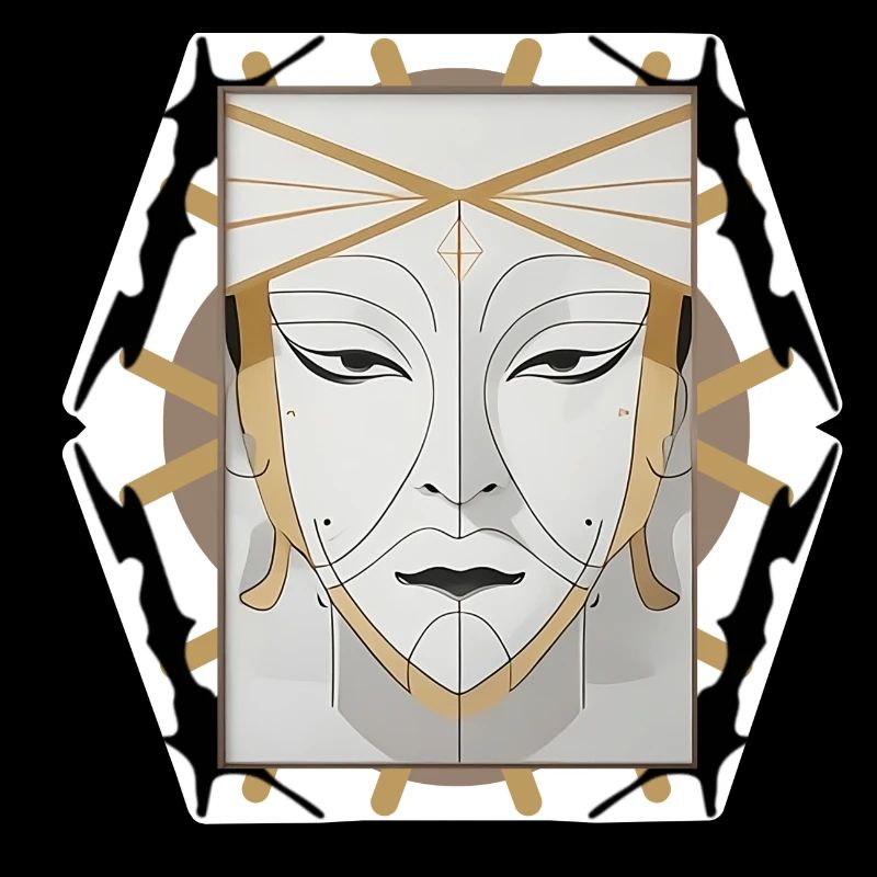 Visage de style boho