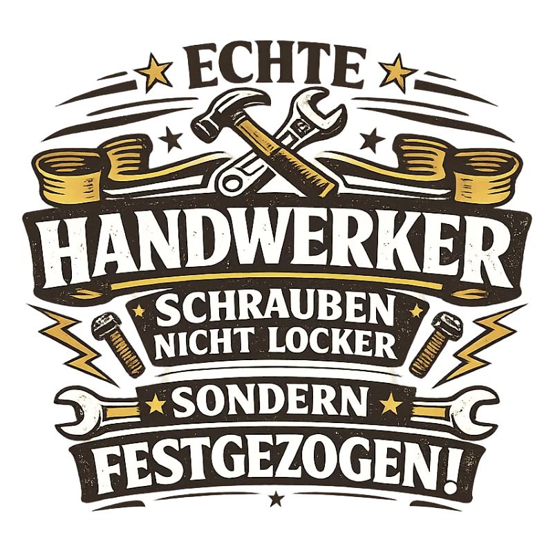 Echte Handwerker Festgezogen!