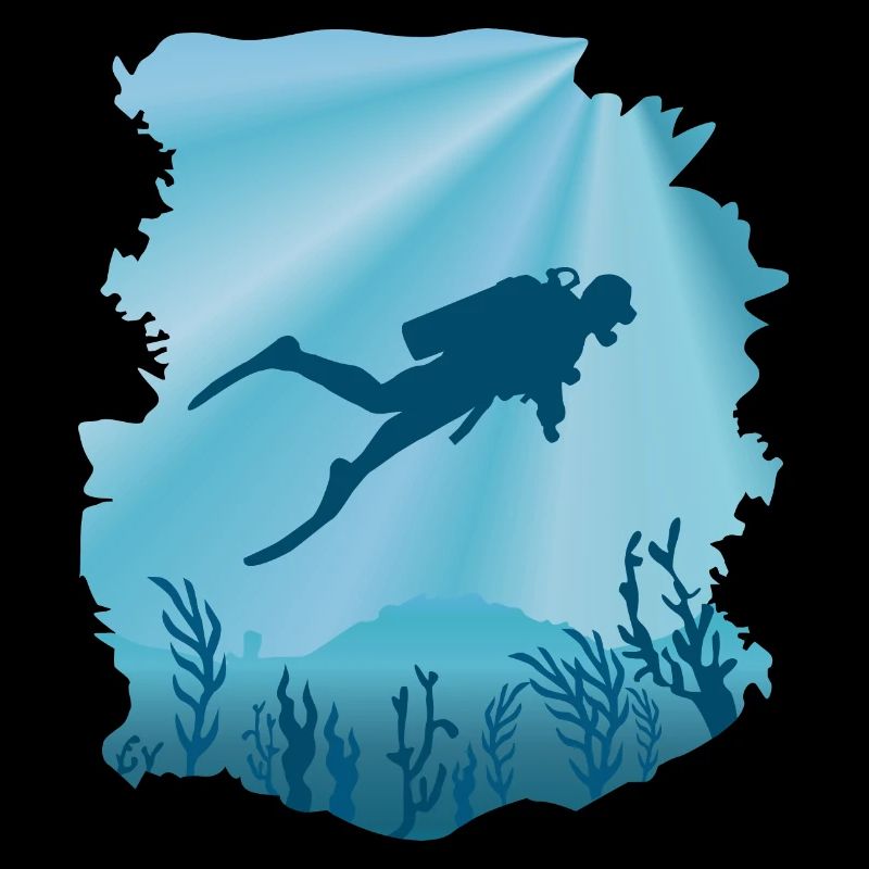 Divers Underwater, Diving