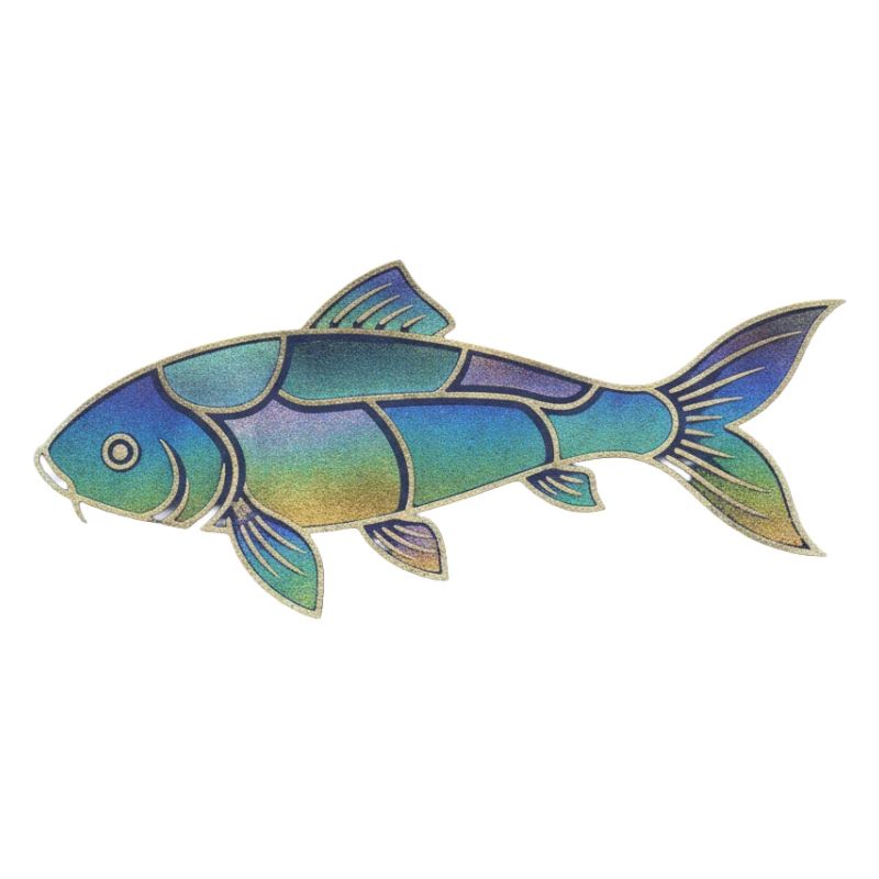Gradient Pattern Iridescent Koi Fish
