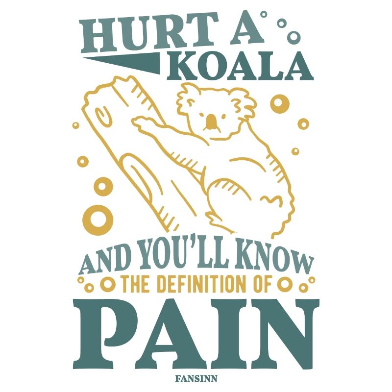 cute koala on a tree trunk