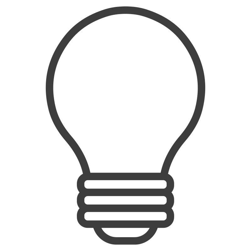 Light Bulb Line Icon