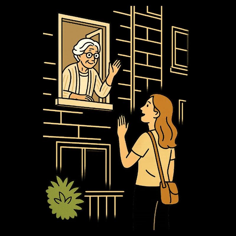 Accompagner Mamie Karin à la maison