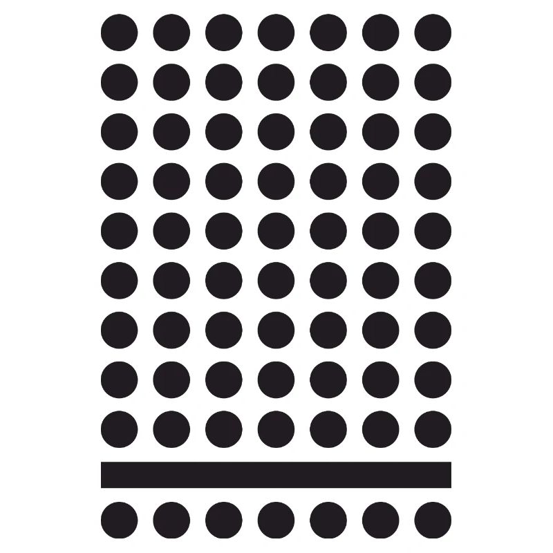 Monochrome Dot Grid Pattern