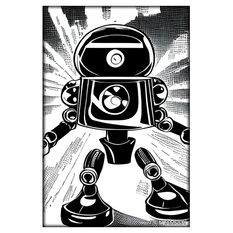 Robot Comic Future Cyborg Machine Technology