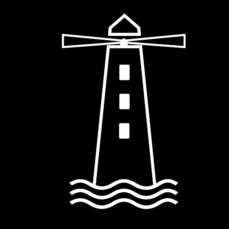 Le phare - blanc
