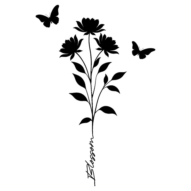 Fleur Fleur & Silhouette Papillon