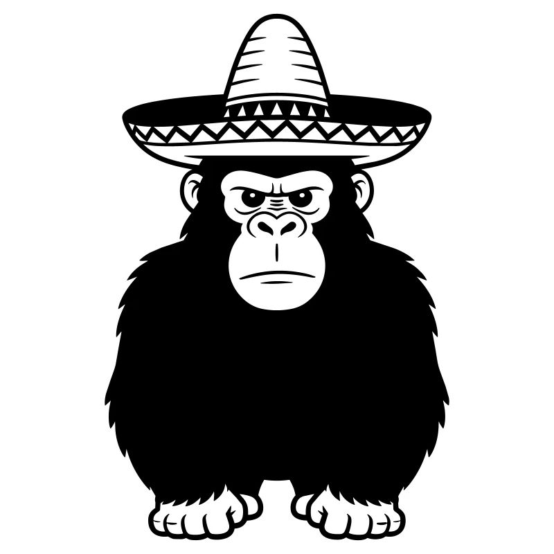 Gorilla sombrero