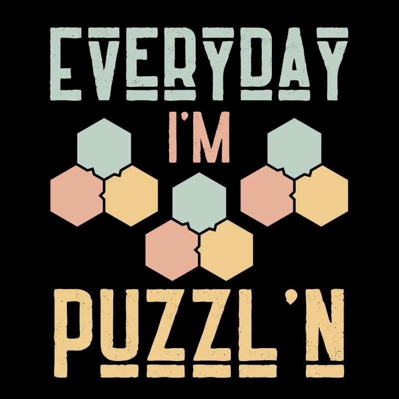 Everyday I'm Puzzl'n Funny Puzzle Solver