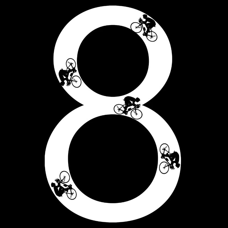 Conception rétro de course de vélo