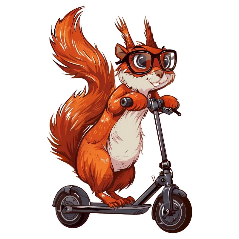 Eichhörnchen Roller