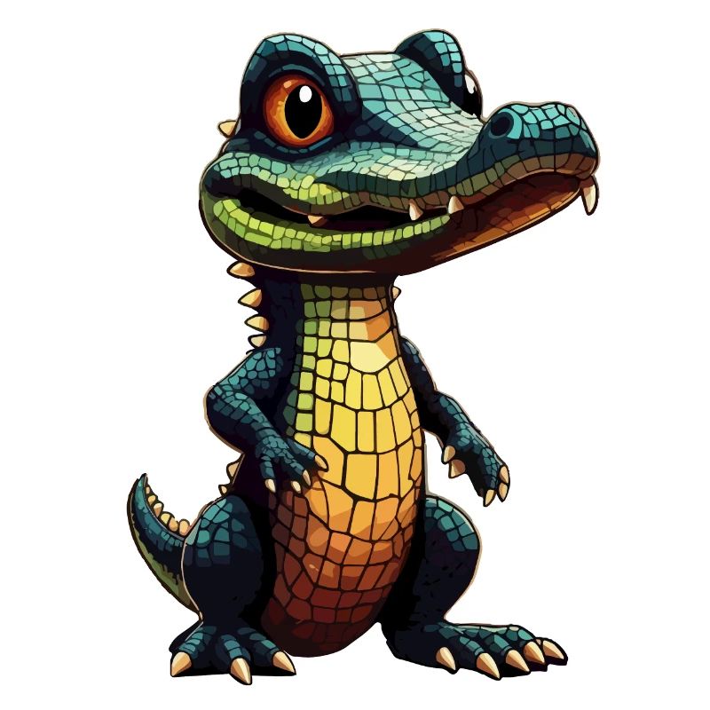 Bébé crocodile Alligator crocodile