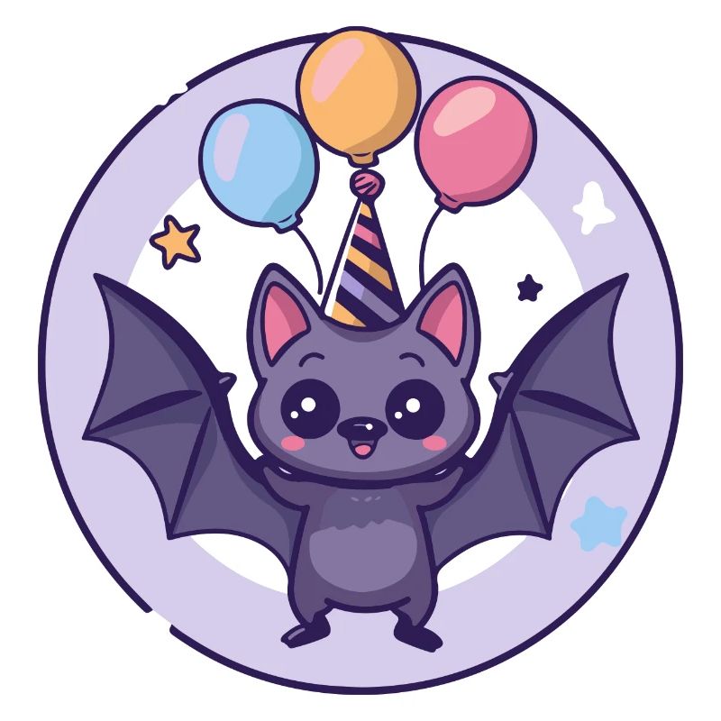 Fledermaus Geburtstag Comic