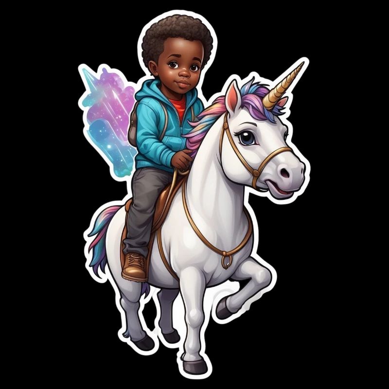 Junge Einhorn Geschenkidee