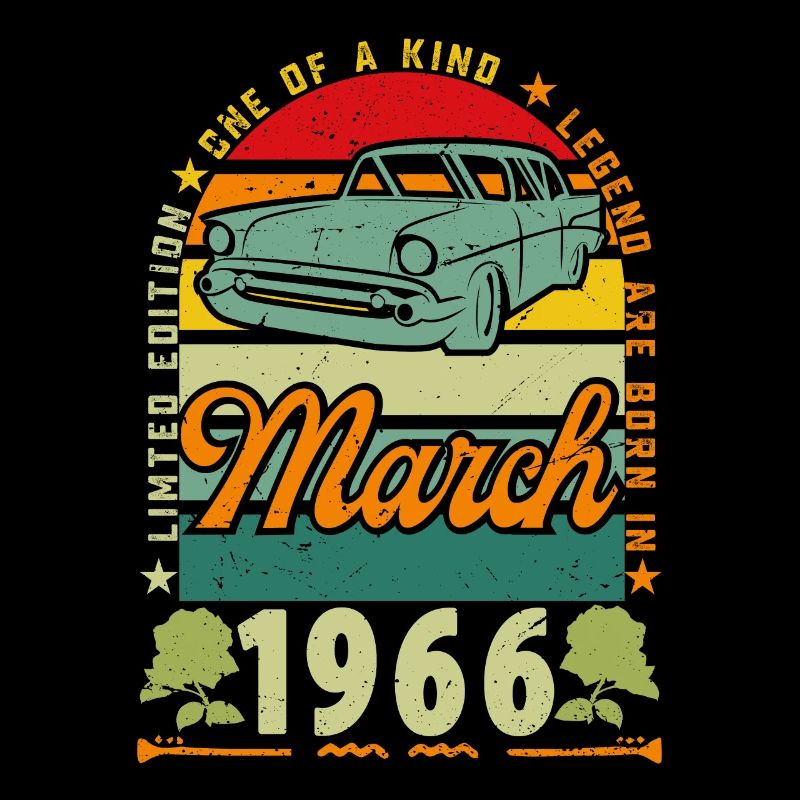 anniversaire mars 1966, Mars 1966, March 1966.