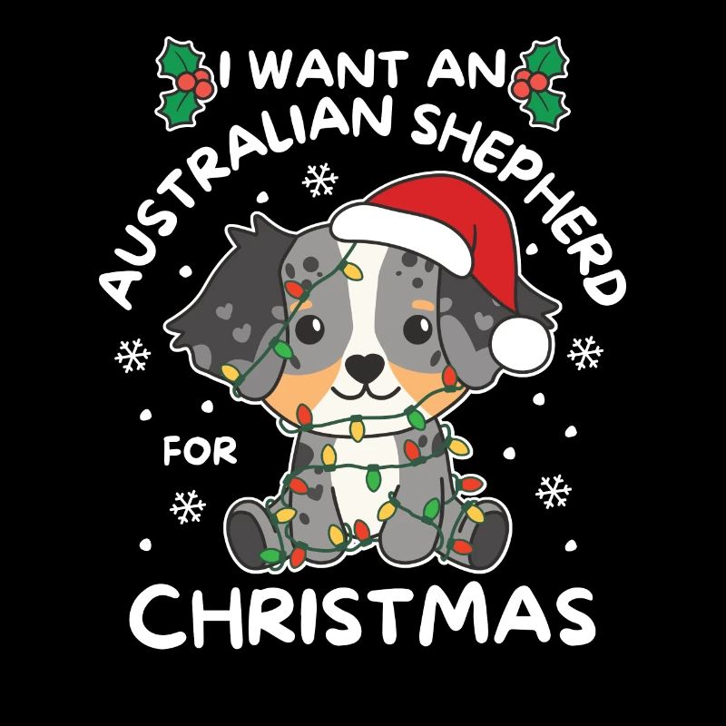 Ich will ein Australian Shepherd zu Weihnachten