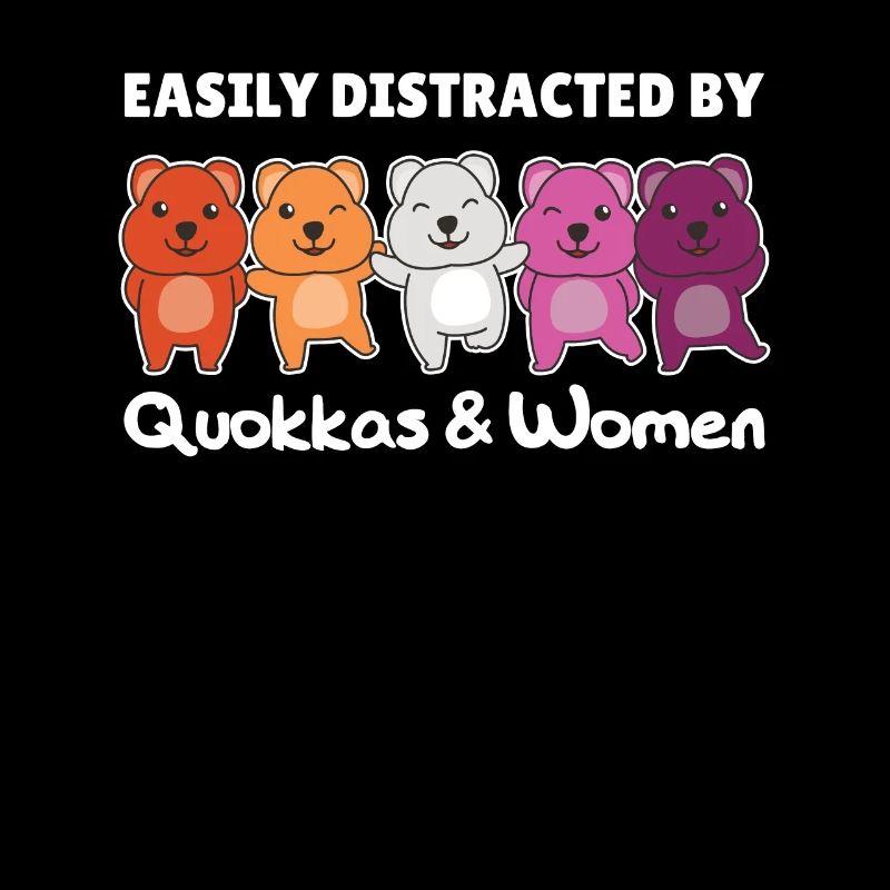 Drapeau Lesbien Pride LGBTQ Mignon Quokka