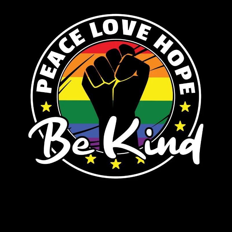 Pride Rainbow Flag Pride LGBTQ Peace love hope
