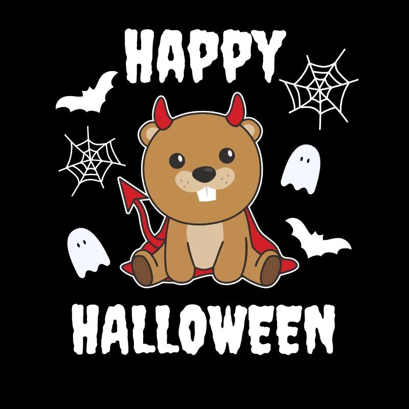 Beaver Happy Halloween Devil Costume