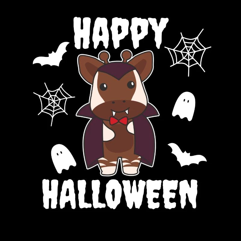Okapi Happy Halloween süßer Vampir Kostüm