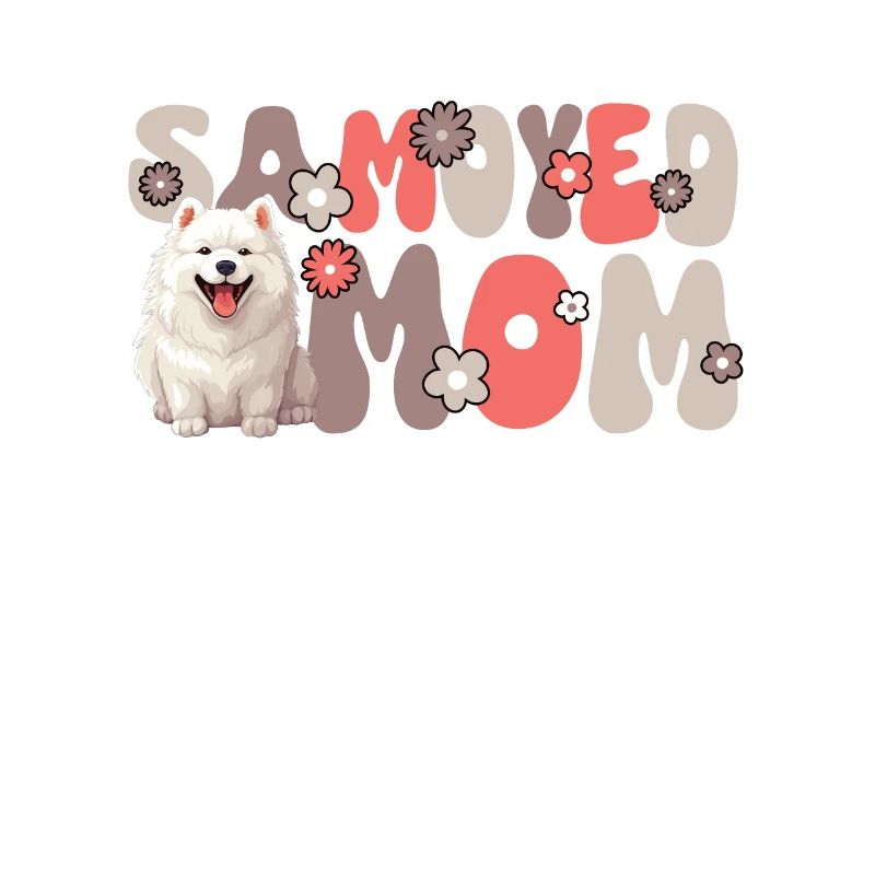 Samoyed Groovy Samoyed Mom