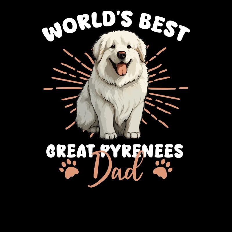 Bouvier des Pyrénées Grand Pyrénéen papa