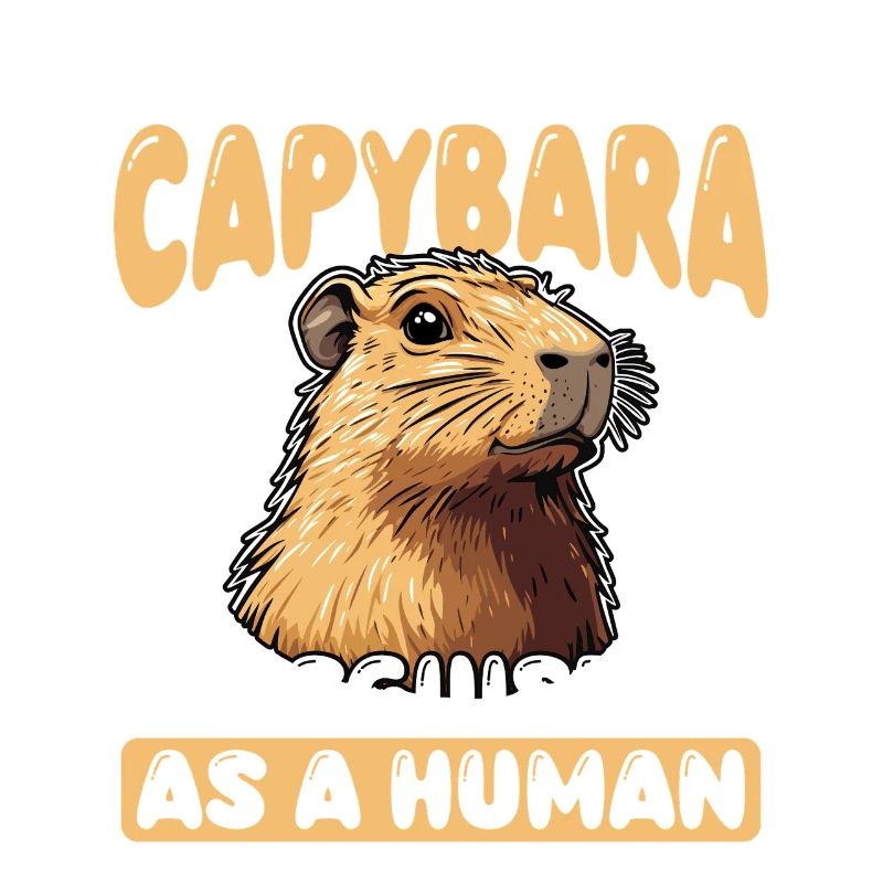 Ich bin ein als Mensch verkleideter Capybara