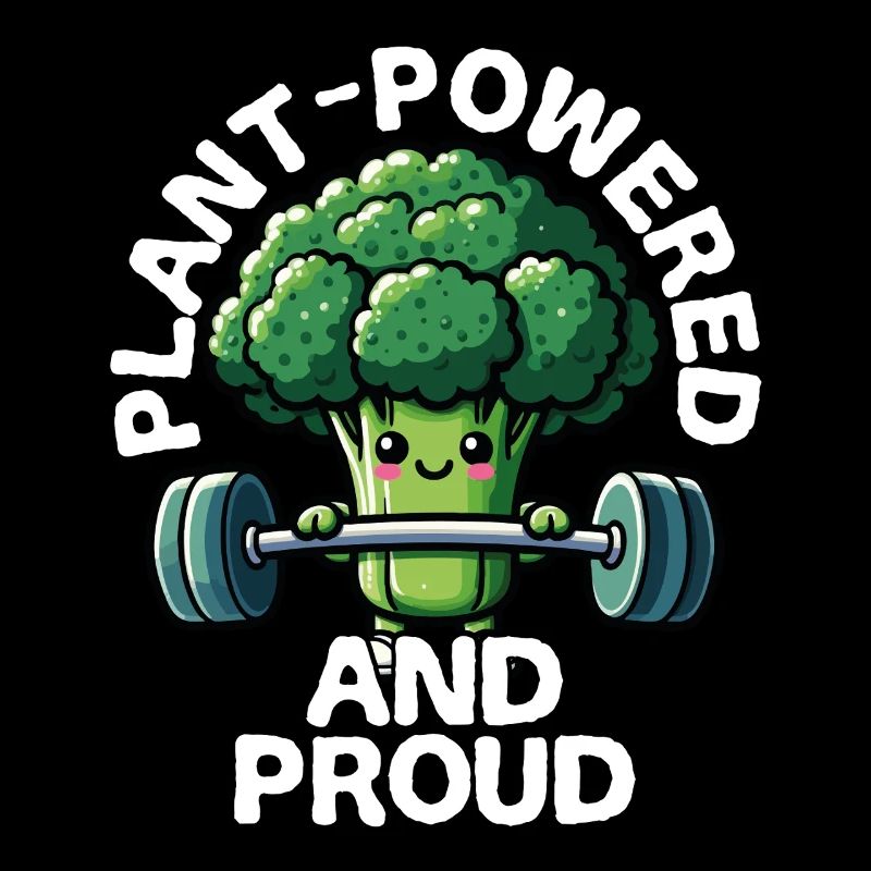 Vegetable and proud broccoli while lifting