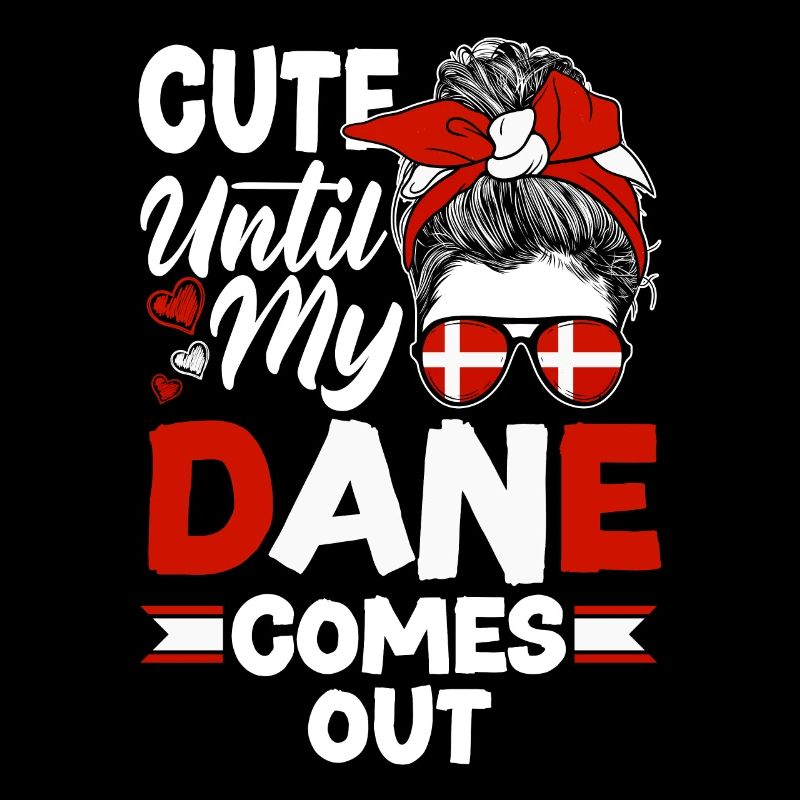 Danemark drapeau danois mignon jusqu’à ce que mon danois sorte