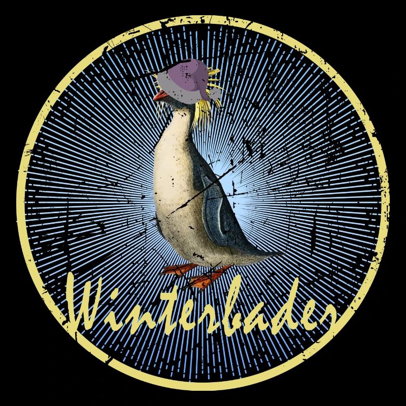 winterbader eisbader crazy ice penguin winter bathing