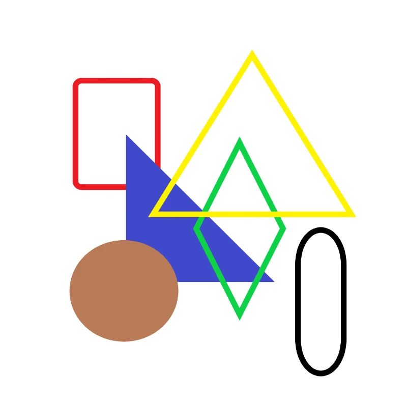 Basic Shapes Geometry Geometric Shapes Patterns