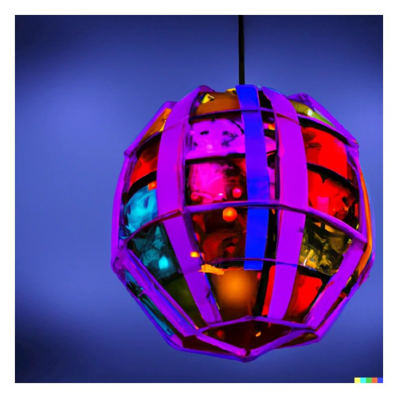 explodierende weihnachtskugel