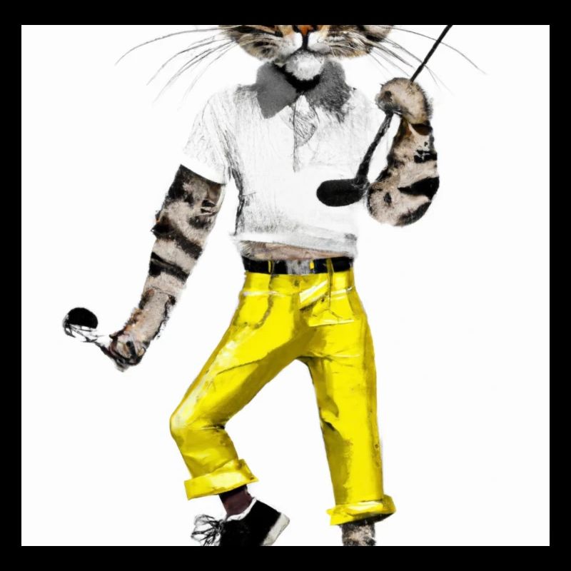 Die coole Golfkatze