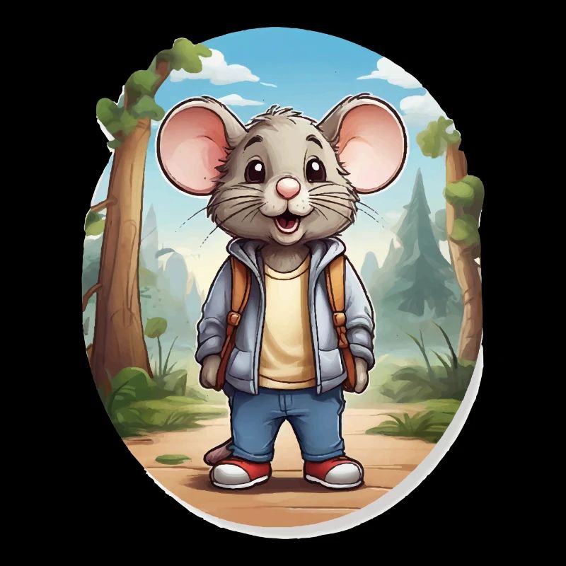 Mouse Cute Kids Drawing Comic