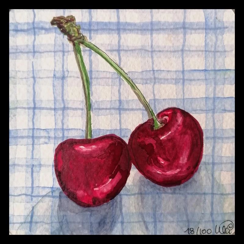 Kirschen essen