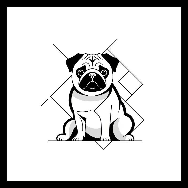 Mops Sitz