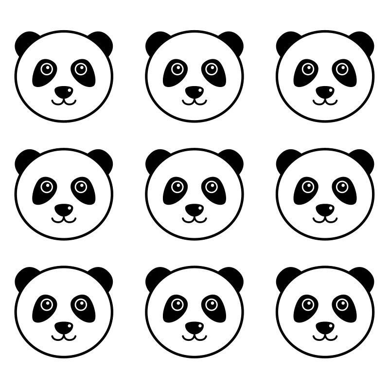 Panda face