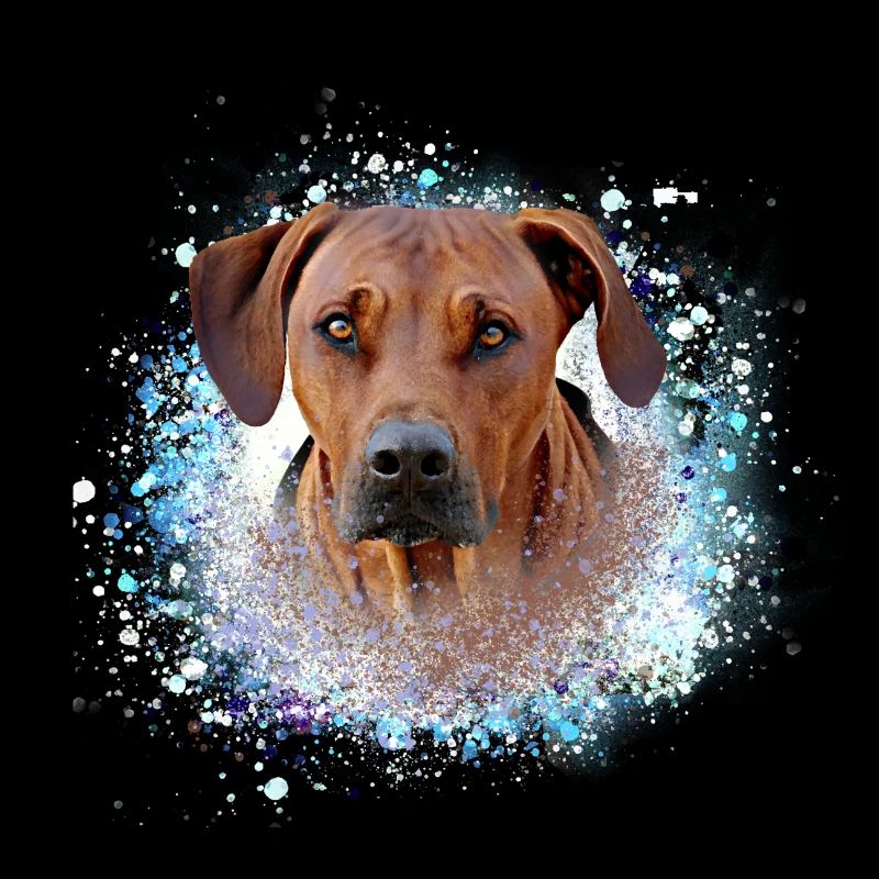 rhodesianridgeback, Hund,Hunderasse,graffiti