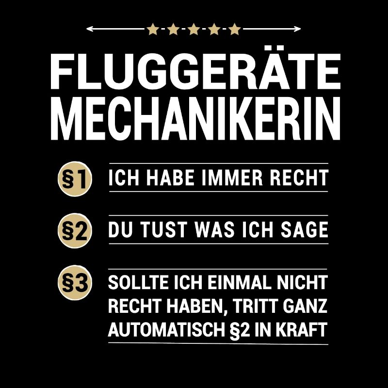 Fluggerätemechanikerin Beruf eigenen Paragraphen