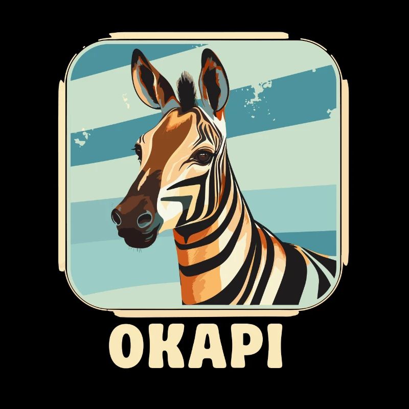 Okapi coucher de soleil Animal