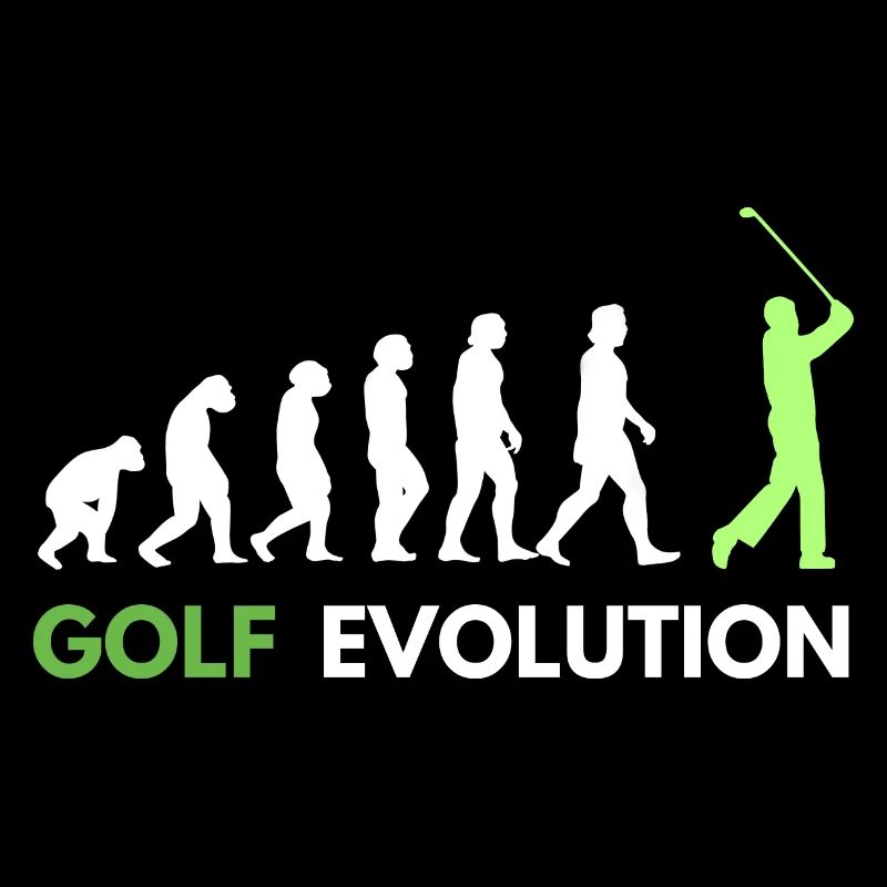 Golf Evolution Golfer Golfen