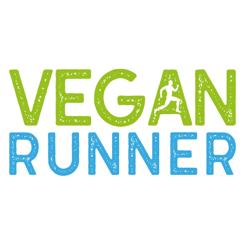 Vegan runner Geschenk Pflanzen Spruch