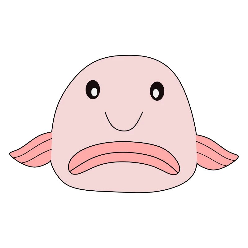 Blobfish fish comic ugly fish