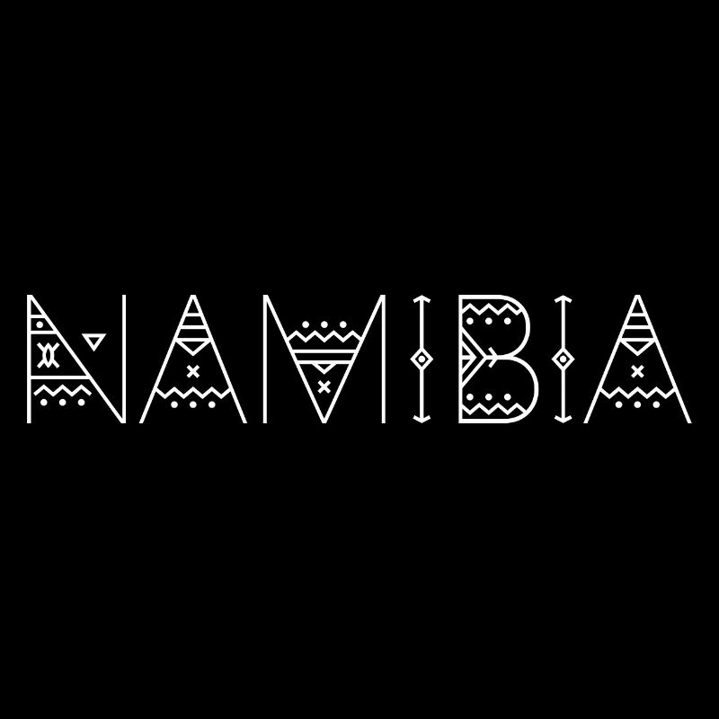 Namibia lettering